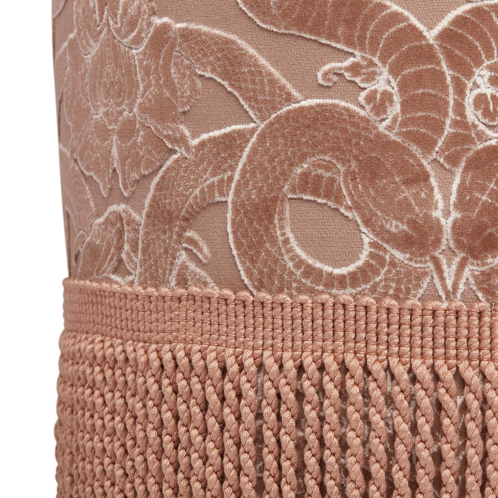 ANACONDA Cut-Velvet Bottoman - Dusky Pink - Image 4