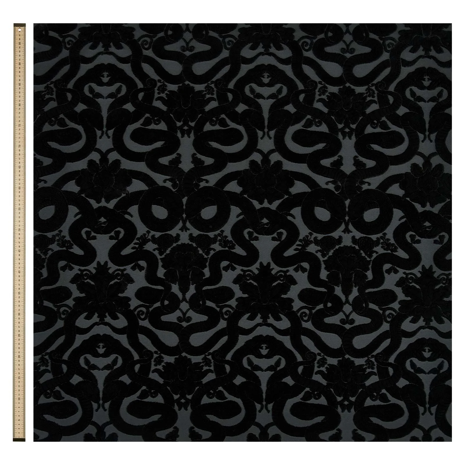 ANACONDA Cut-Velvet - Noir - Image 4
