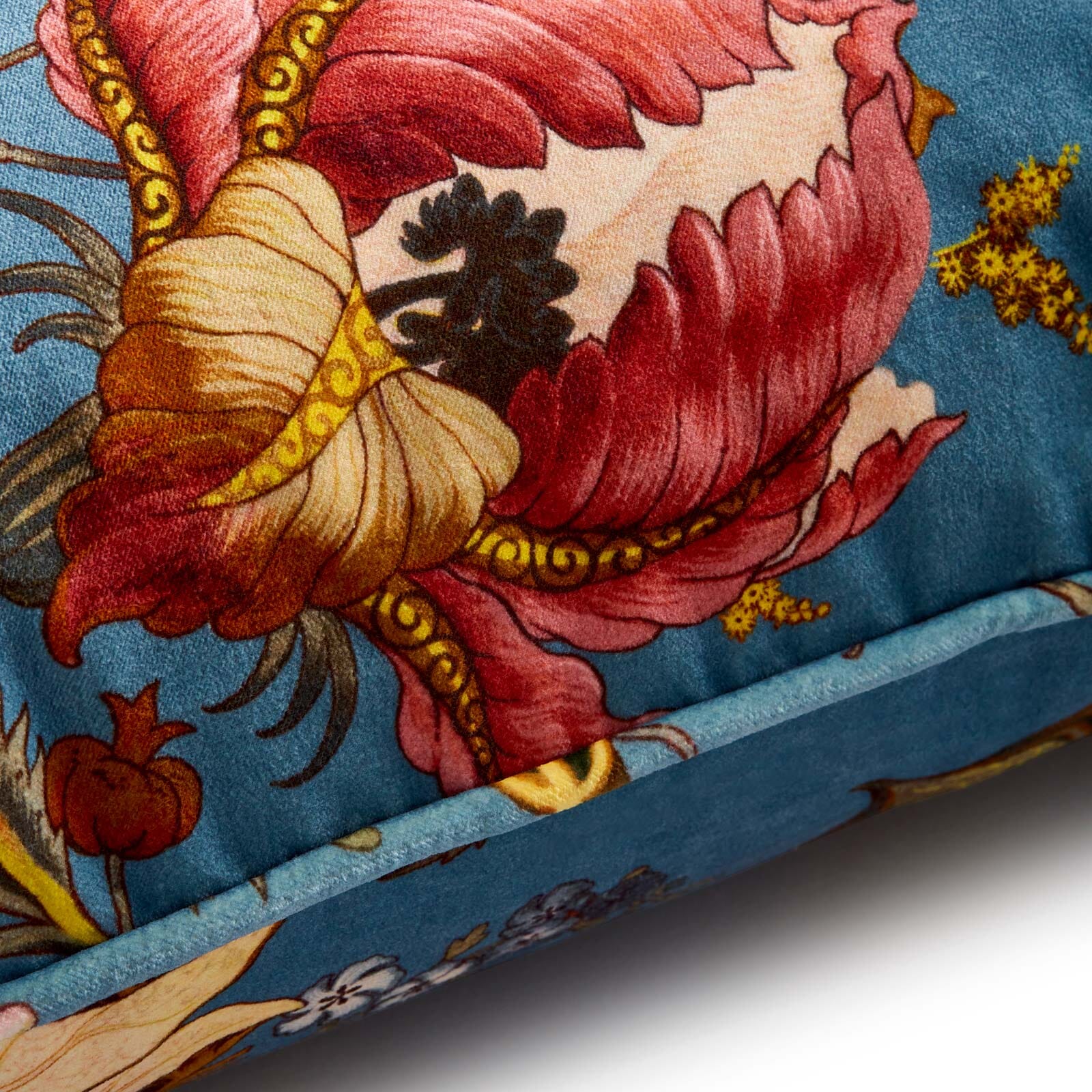 ARTEMIS Large Velvet Cushion - Azure - Image 3