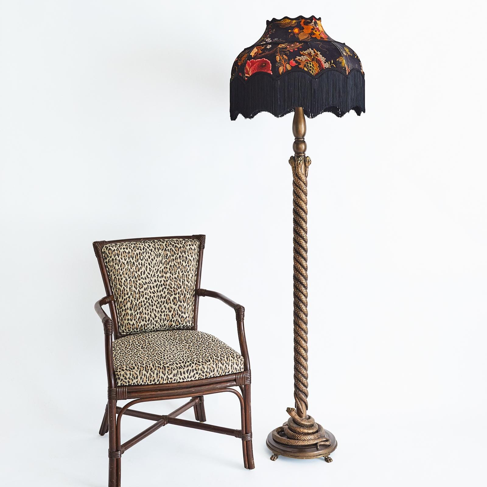 ARTEMIS Velvet Isabella Lampshade - Black - Image 2