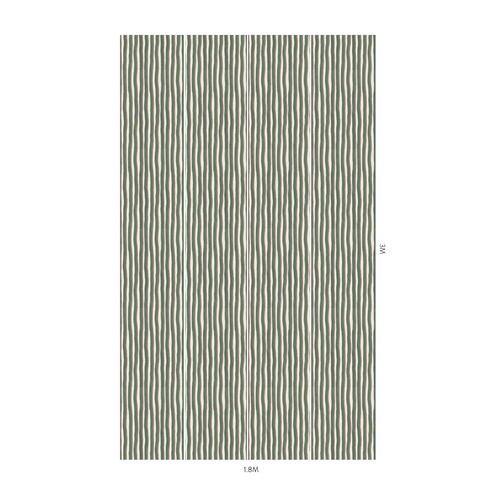 ARTIST'S SHADOW STRIPE Wallpaper - Hedera & Hosta - Image 5