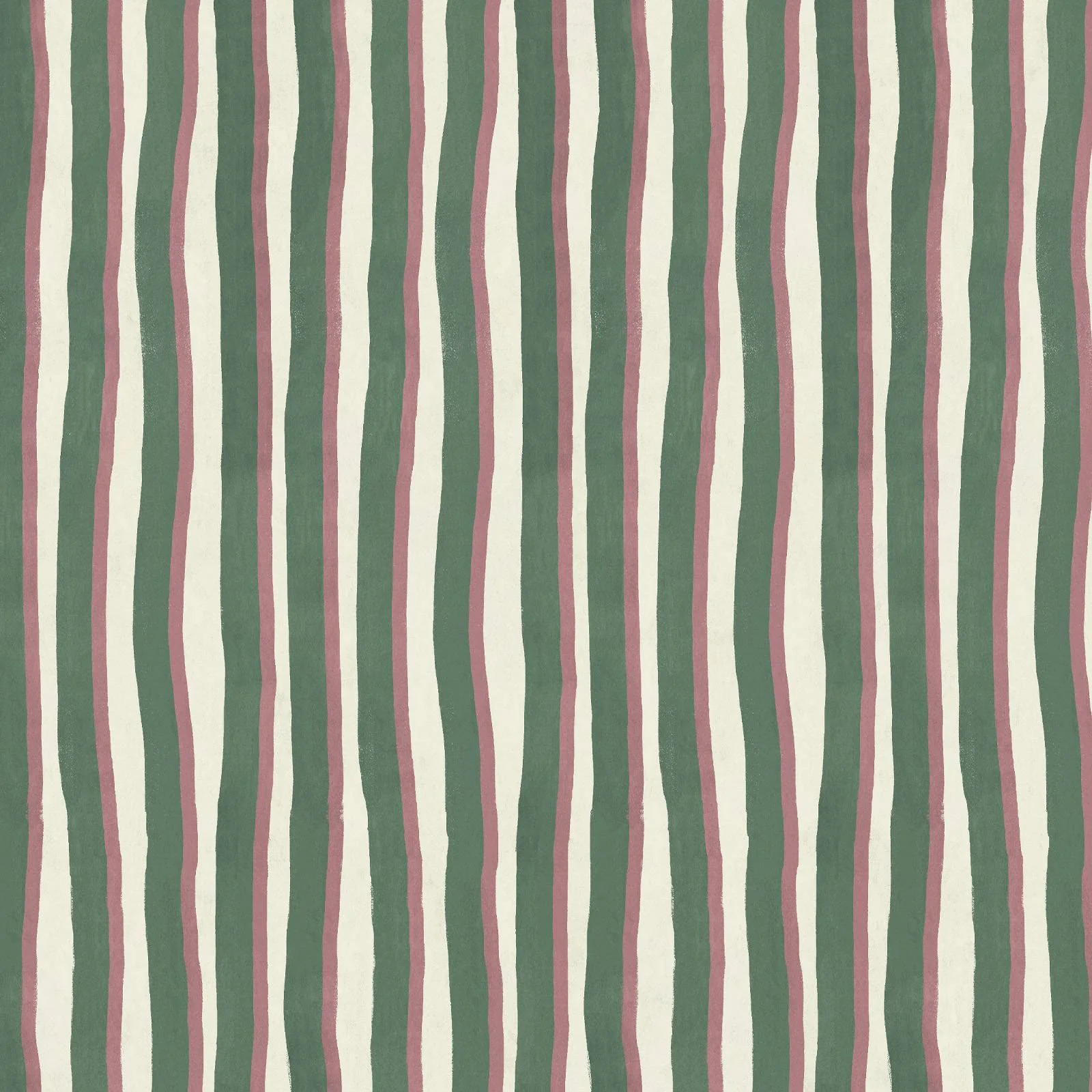 ARTIST'S SHADOW STRIPE Wallpaper - Hedera & Hosta Sample