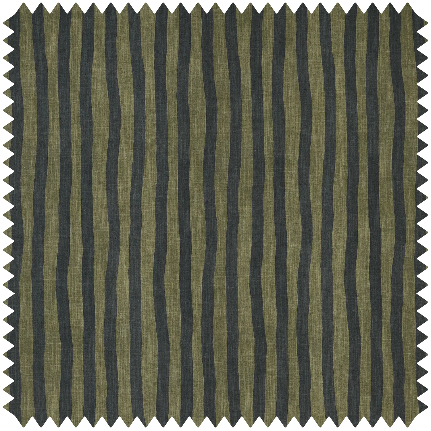 ARTIST'S STRIPE Cotton Linen - Laurustine & Galaxias Sample