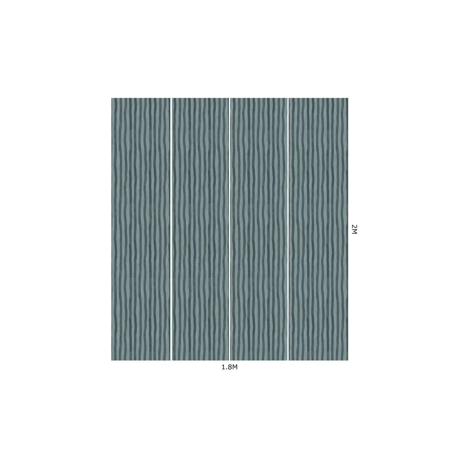 ARTIST'S STRIPE Wallpaper - Apatite - Image 5