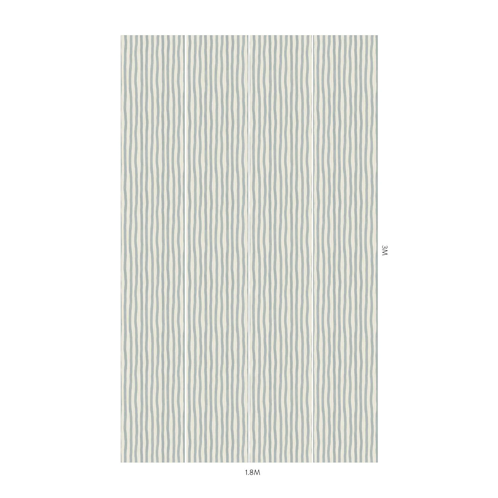 ARTIST'S STRIPE Wallpaper - Byzantine & Narcissus - Image 6