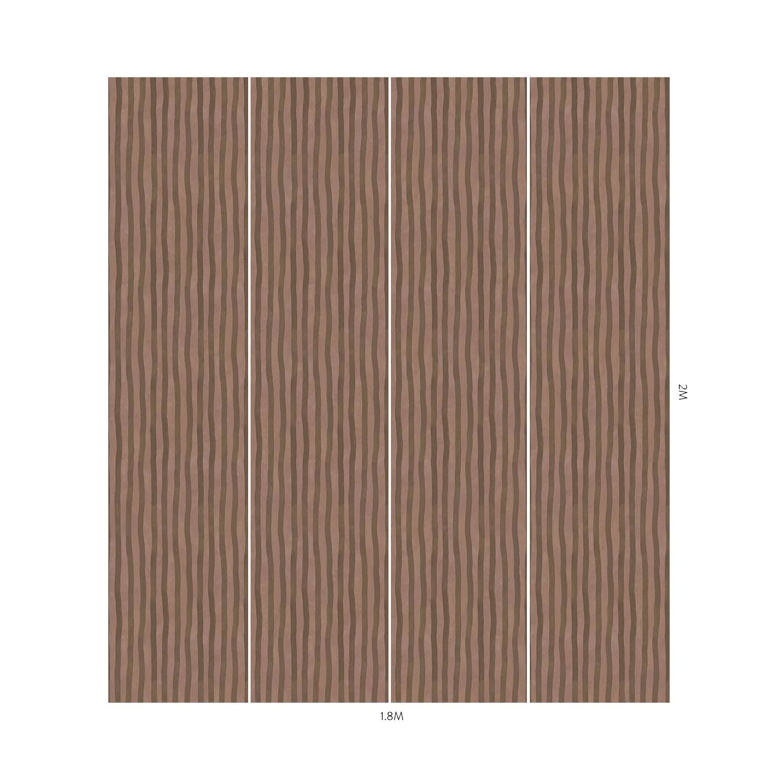 ARTIST'S STRIPE Wallpaper - Cosmos & Bark - Image 5