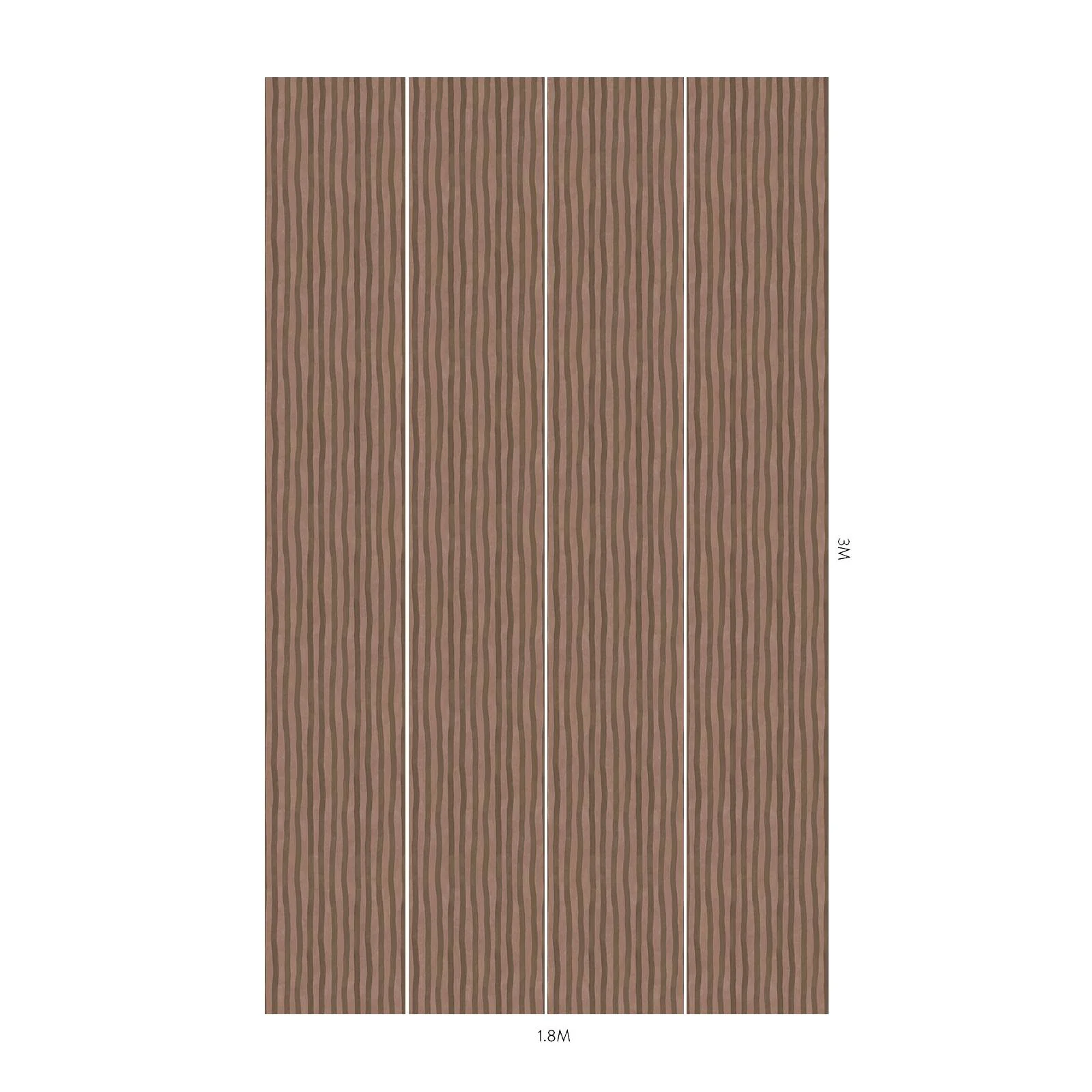 ARTIST'S STRIPE Wallpaper - Cosmos & Bark - Image 6