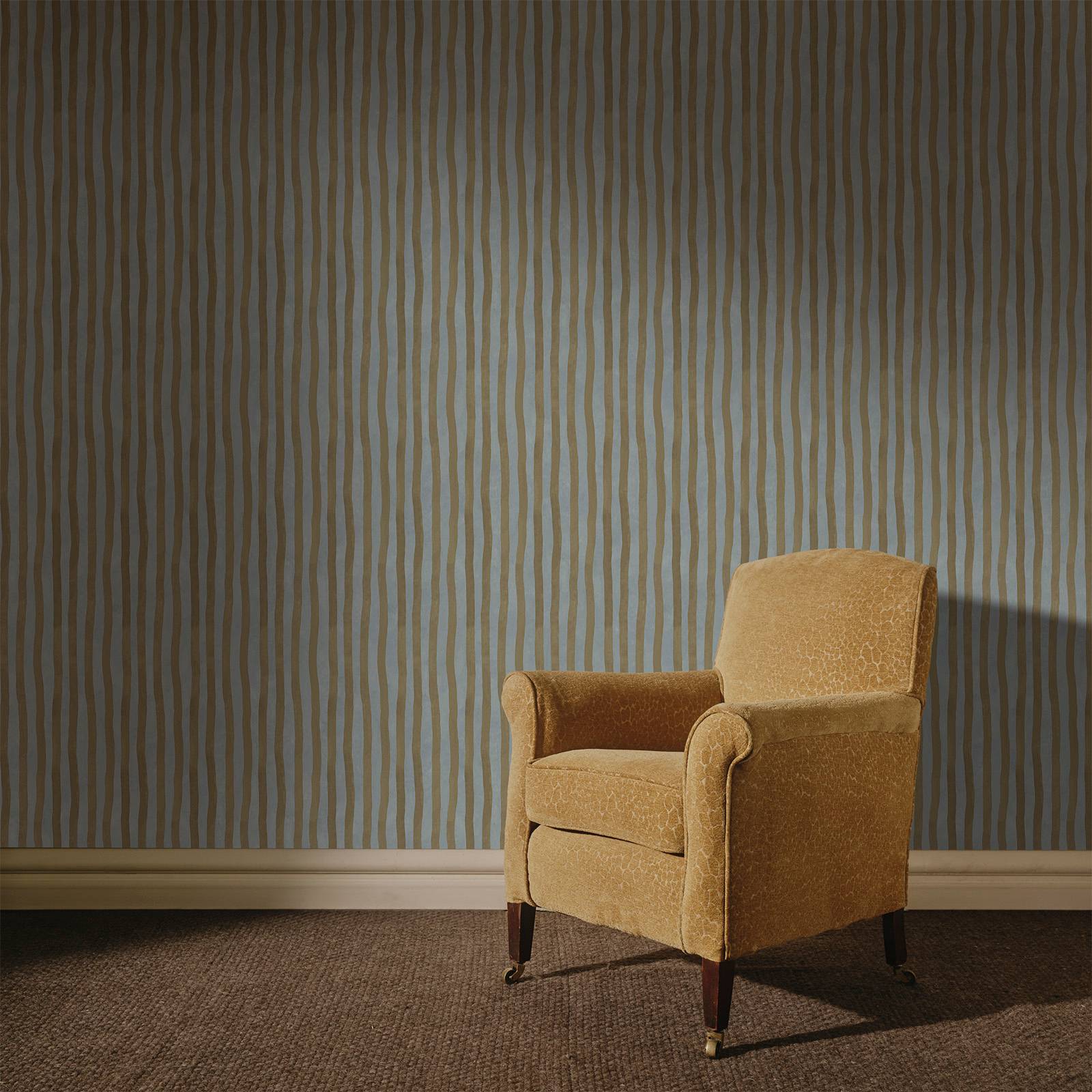 ARTIST'S STRIPE Wallpaper - Stratus & Carex - Image 2