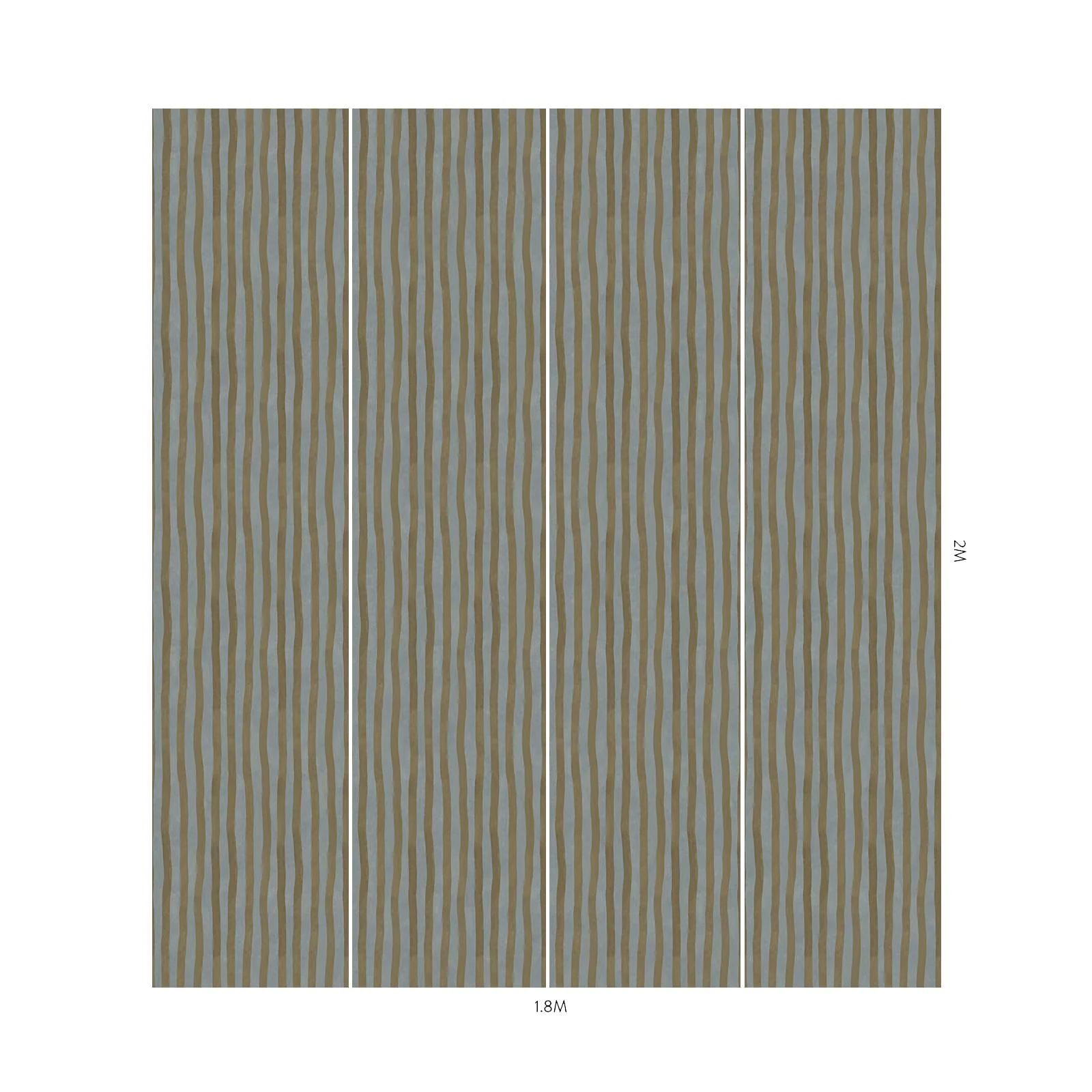 ARTIST'S STRIPE Wallpaper - Stratus & Carex - Image 4
