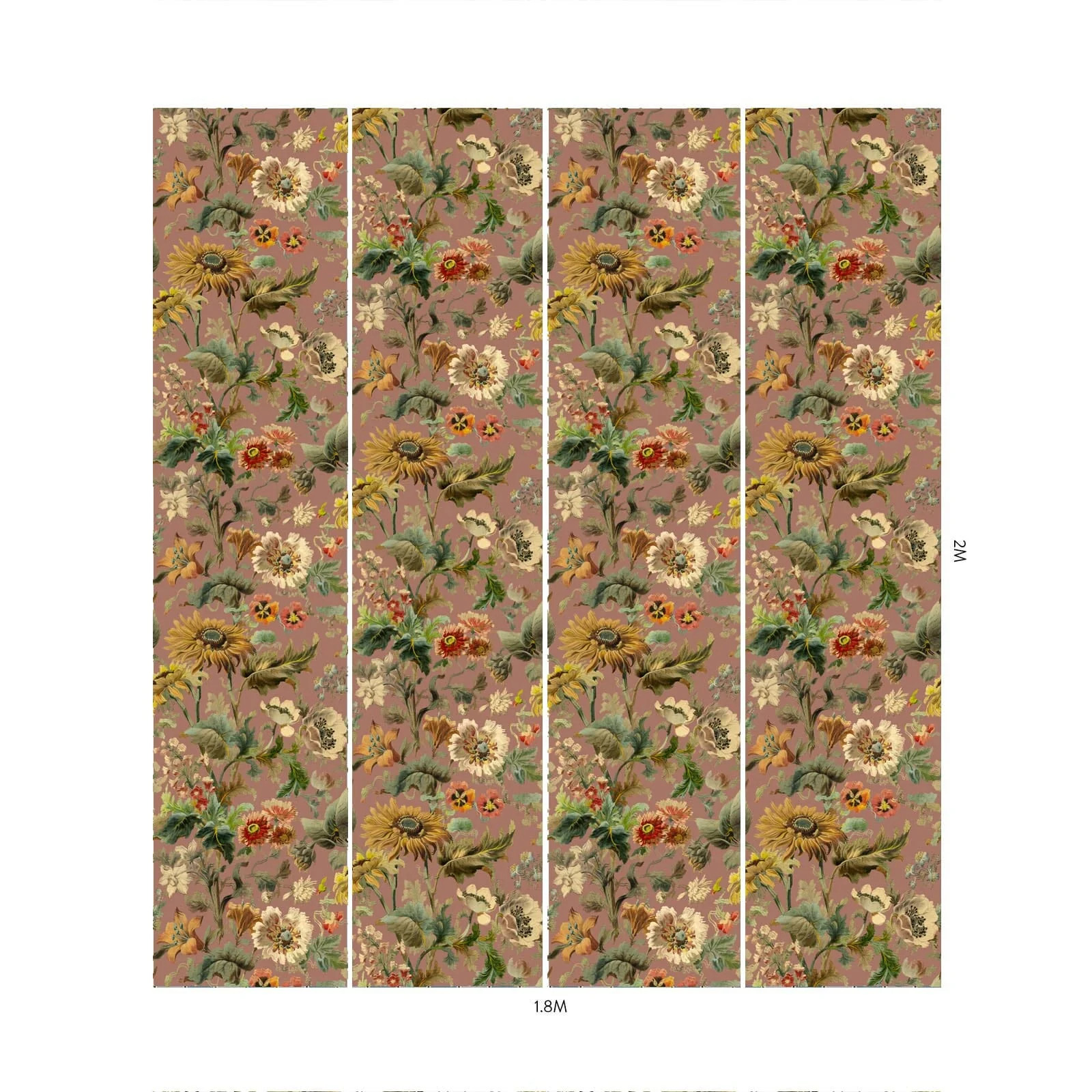 AVALON Wallpaper - Puce Pink - Image 5