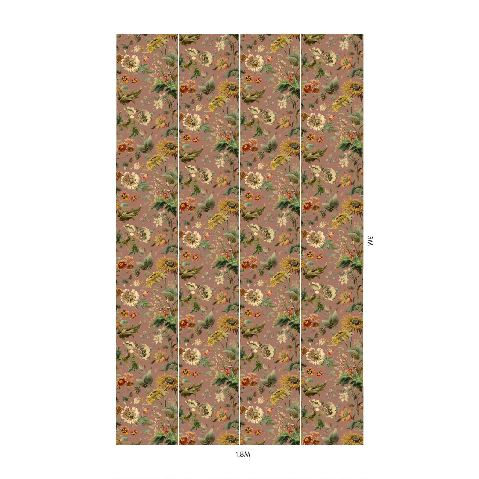 AVALON Wallpaper - Puce Pink - Image 6