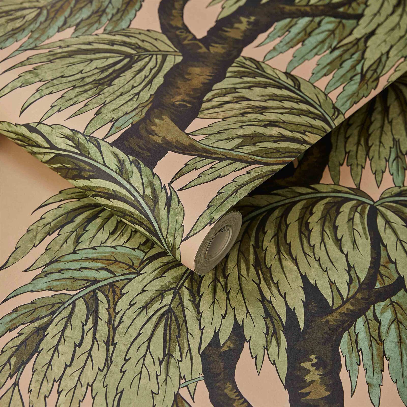 BABYLON Wallpaper Blush / Willow - Image 3