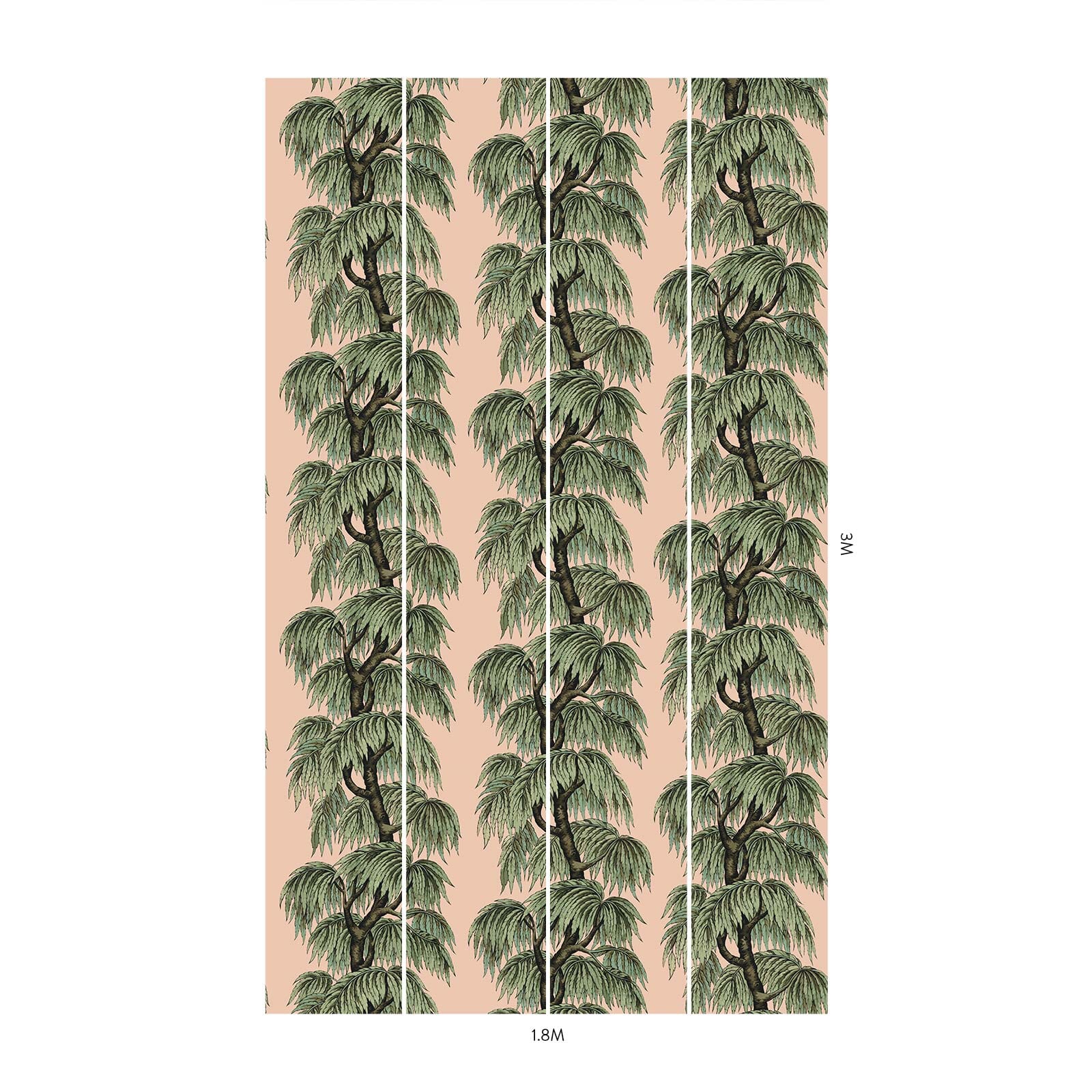 BABYLON Wallpaper Blush / Willow - Image 5
