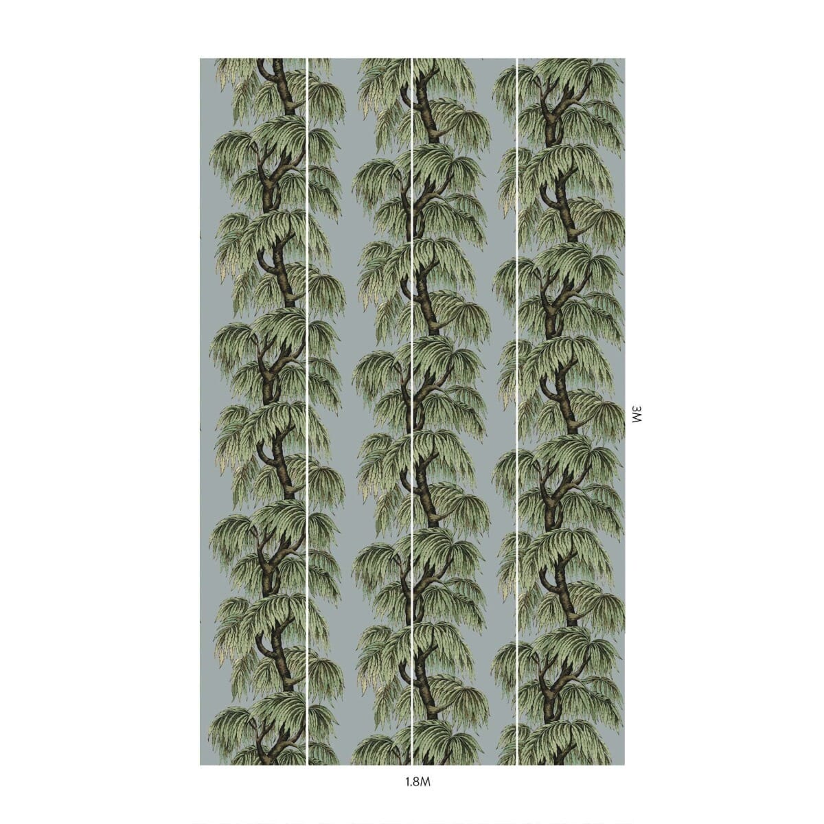 BABYLON Wallpaper Dove / Willow - Image 5