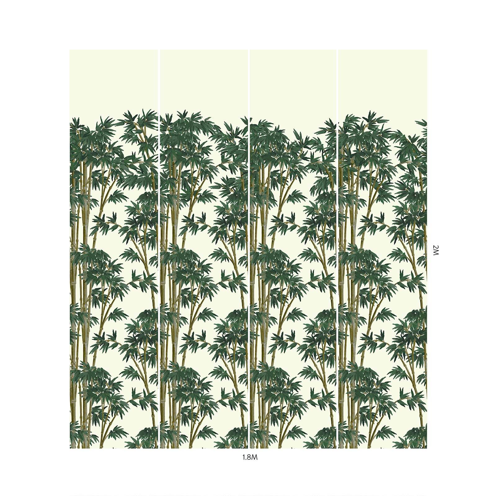 BAMBUSA Wallpaper - Antique White - Image 4