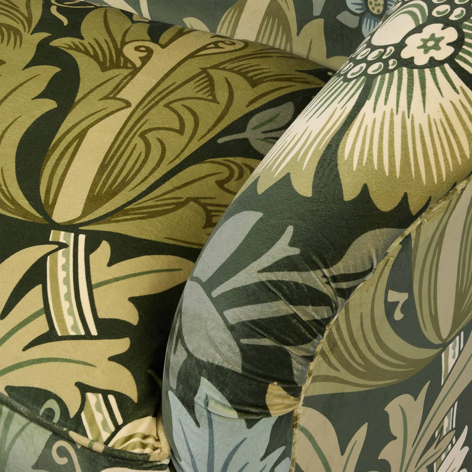 COMPTON MAGNA Velvet Vesper Chair - Verde - Image 4
