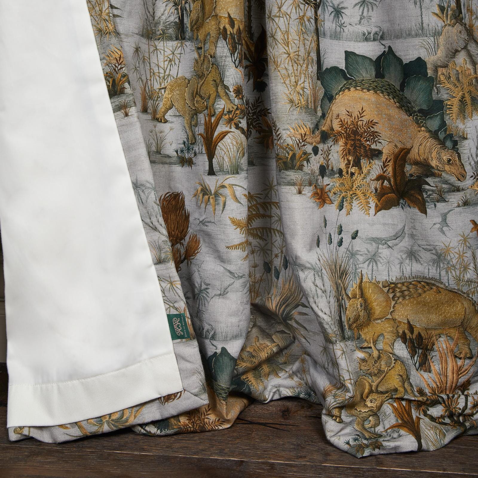DINOSAURIA Cotton Linen Curtain - Dusk - Image 2