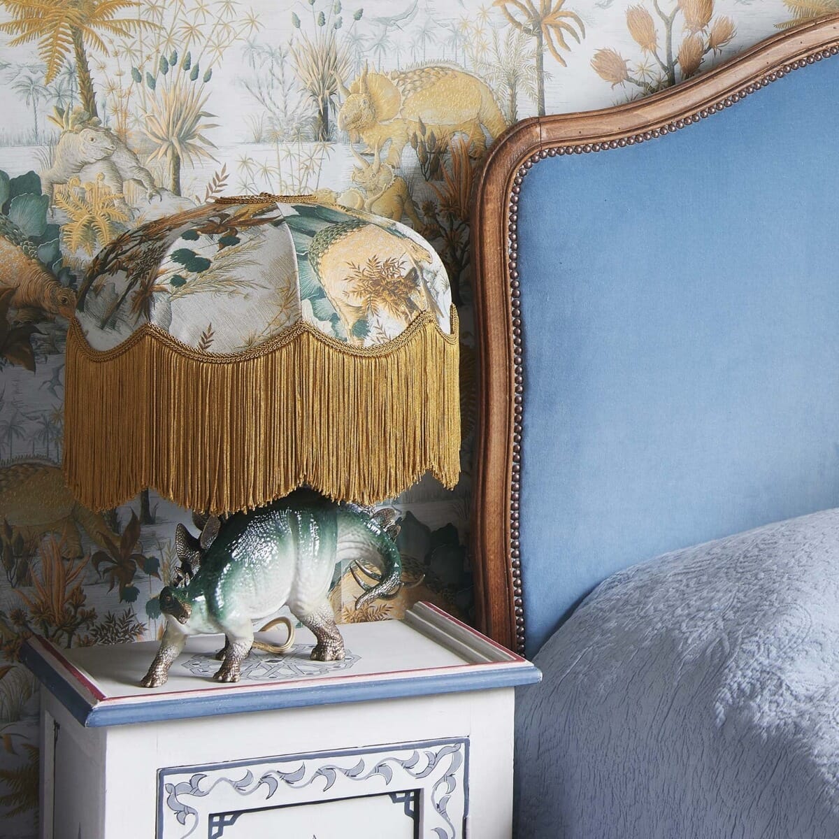 DINOSAURIA Cotton Linen Tilia Lampshade - Dusk - Image 3