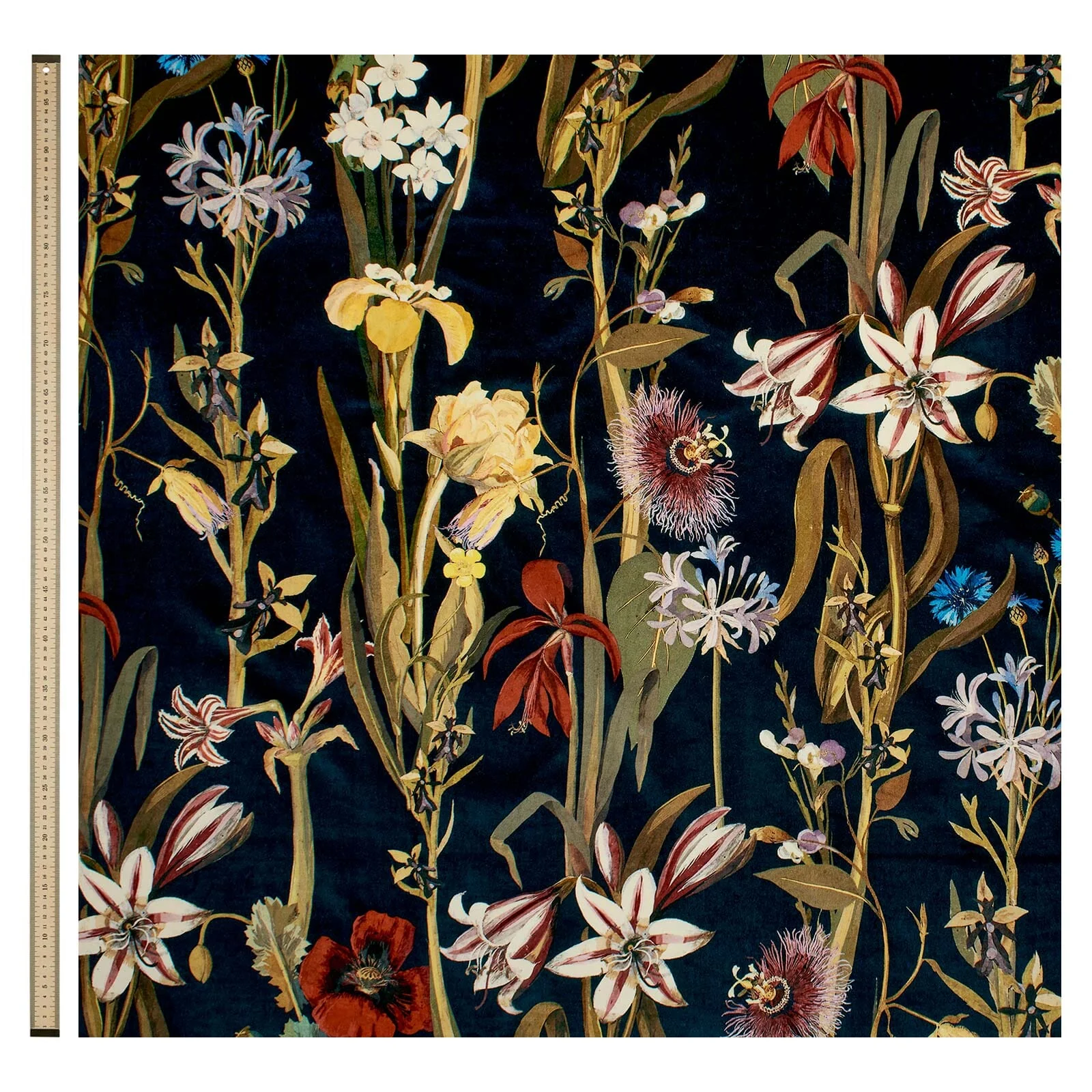 FLORA DELANICA Velvet Curtain - Midnight - Image 4