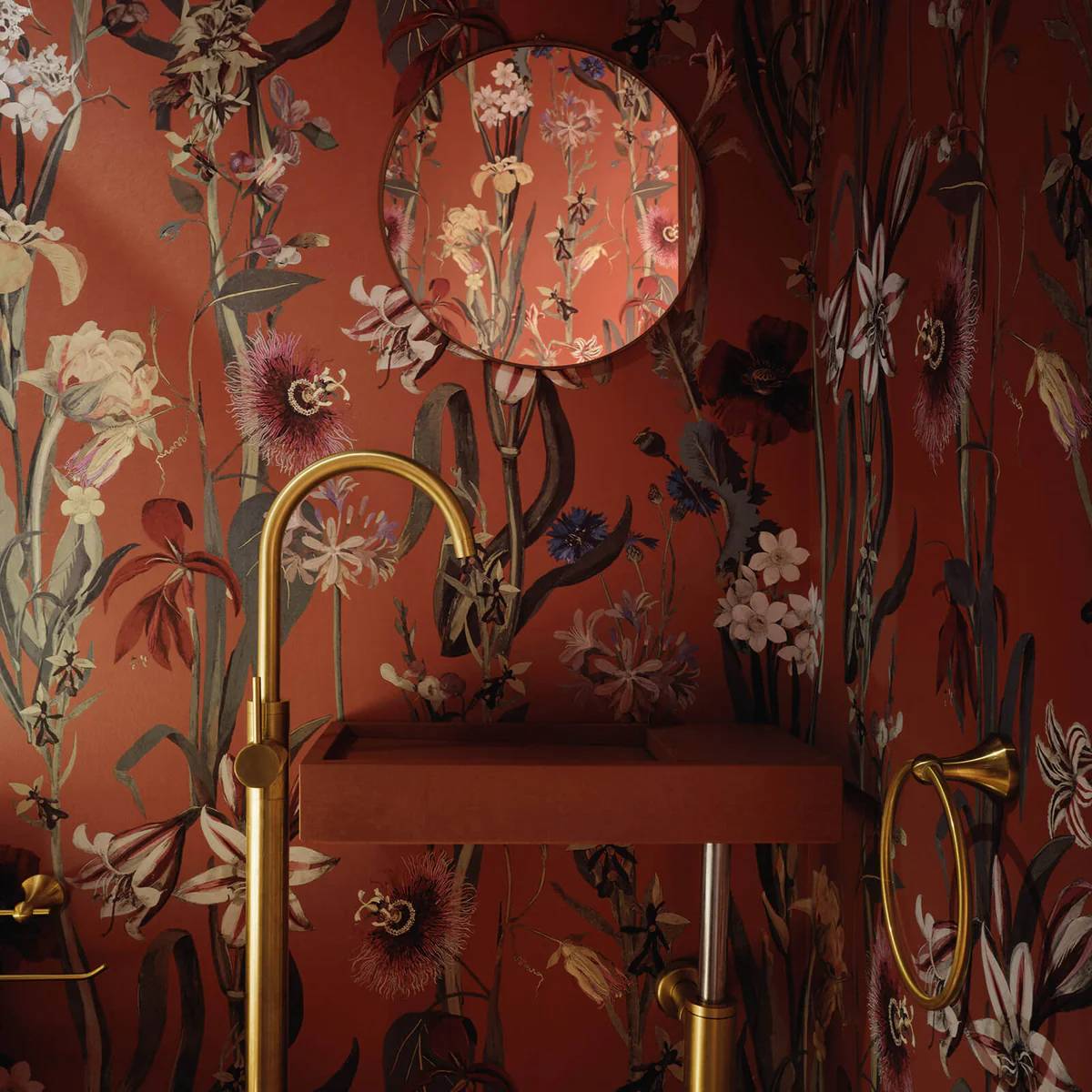 FLORA DELANICA Wallpaper - Clay - Image 3