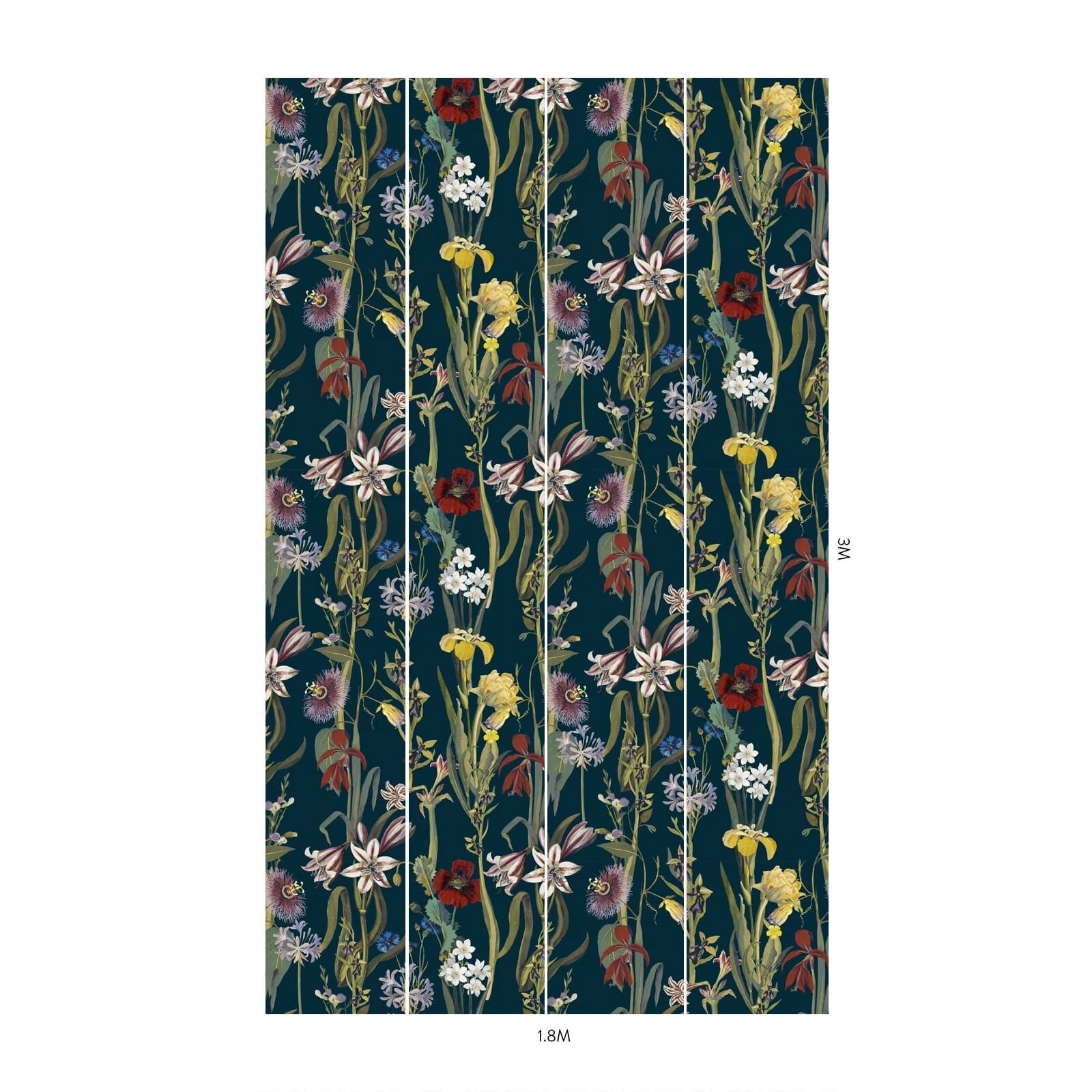FLORA DELANICA Wallpaper - Midnight - Image 5