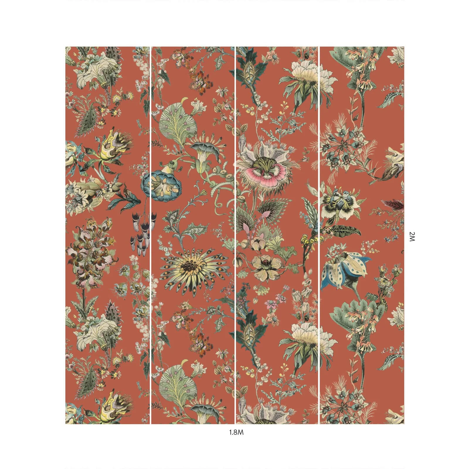 FLORA FANTASIA Wallpaper - Amber - Image 4