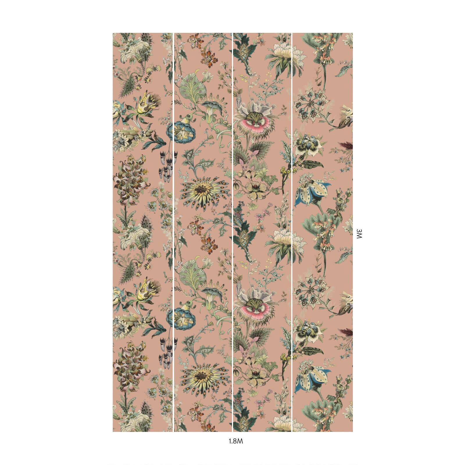 FLORA FANTASIA Wallpaper - Bisque Pink - Image 5