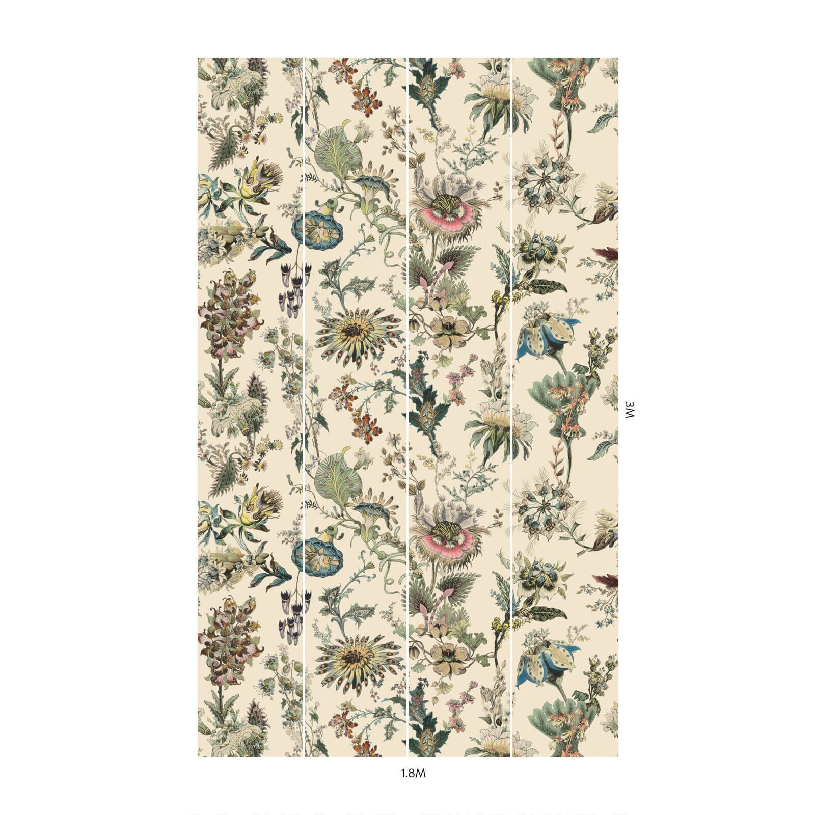 FLORA FANTASIA Wallpaper - Ecru - Image 6
