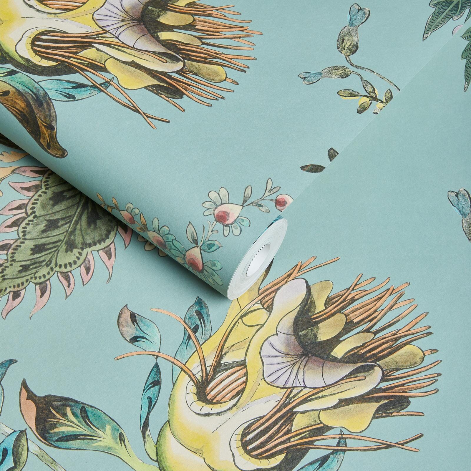 FLORA FANTASIA Wallpaper - Sky Blue - Image 3