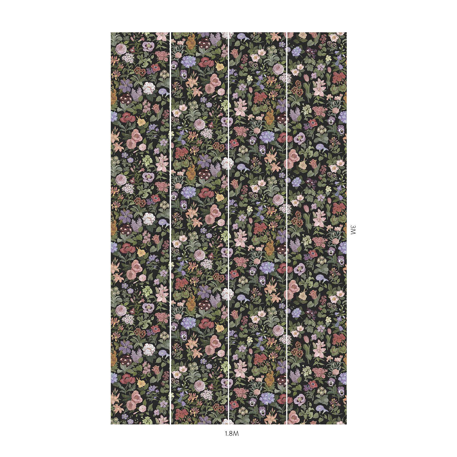 FLORALIA Wallpaper - Noir - Image 5