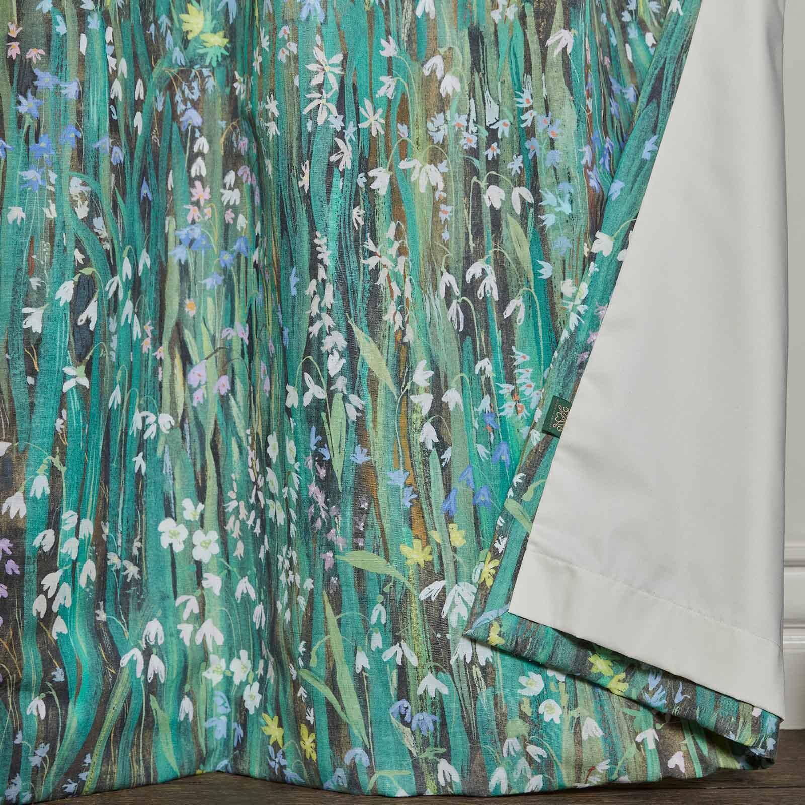 GALANTHI Cotton Linen Curtain - Viridis - Image 2