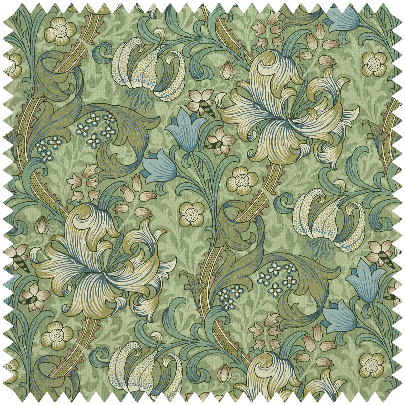 GOLDEN LILY Cotton Linen - Apple Sample