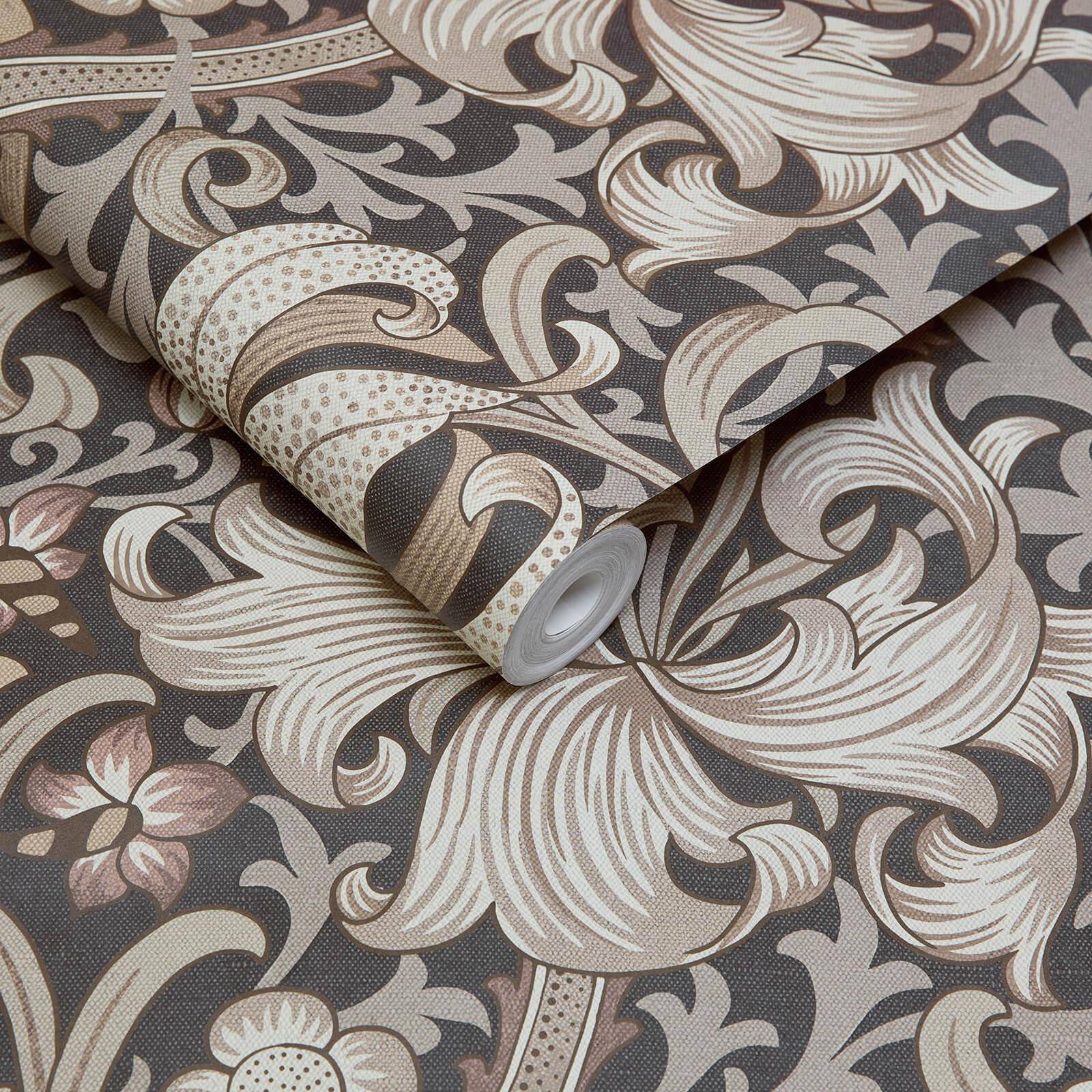 GOLDEN LILY Wallpaper - Black - Image 4