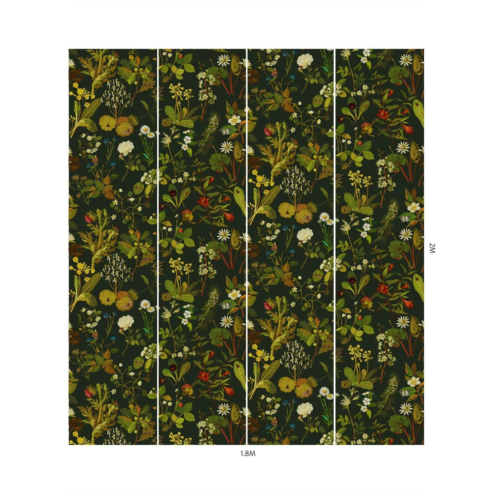 HERBARIUM Wallpaper - Forest Green-Spruce - Image 4