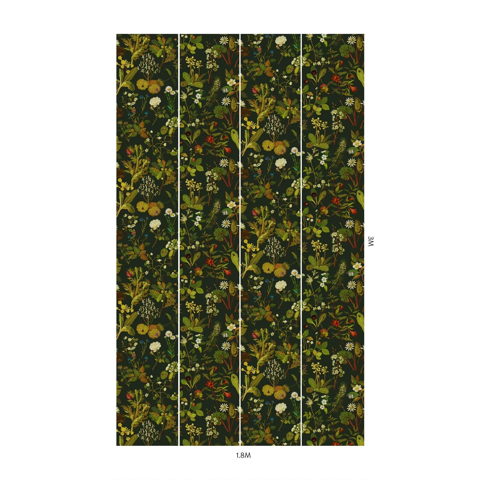 HERBARIUM Wallpaper - Forest Green-Spruce - Image 5