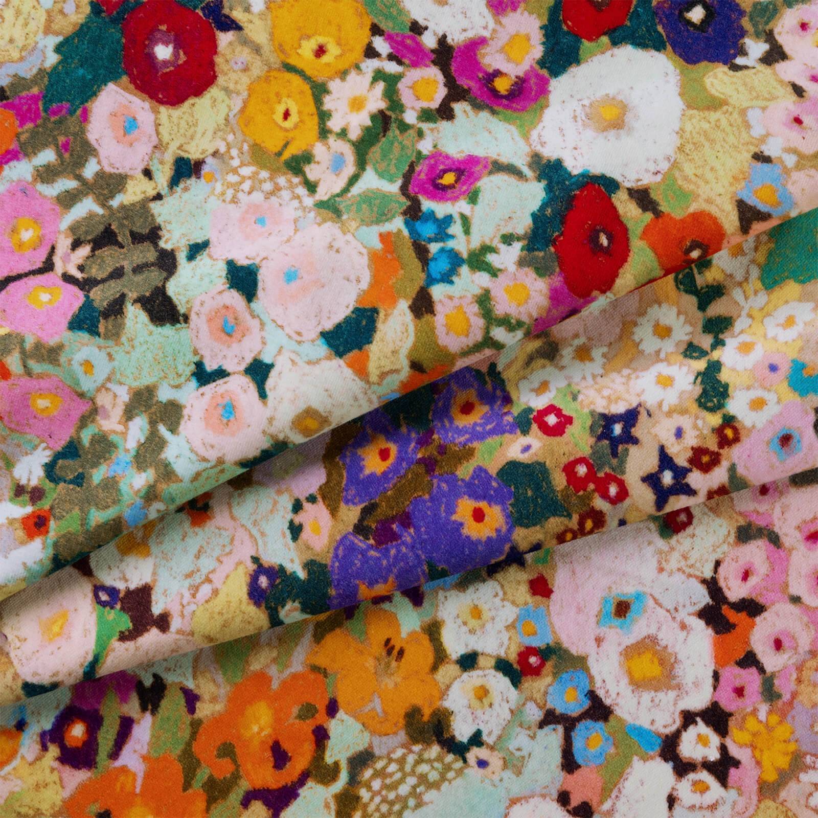 HOLLYHOCKS Organic Velvet - Spring - Image 2