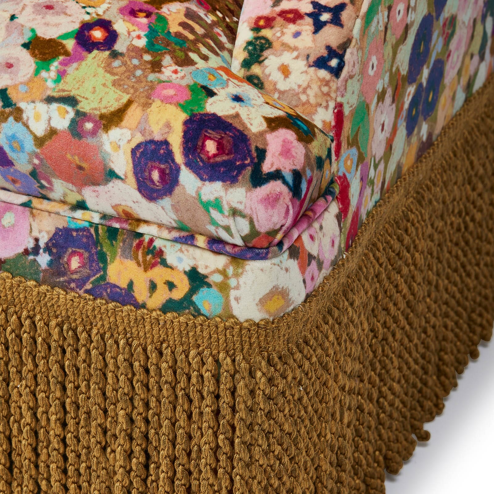 HOLLYHOCKS Velvet Loveseat - Spring - Image 5