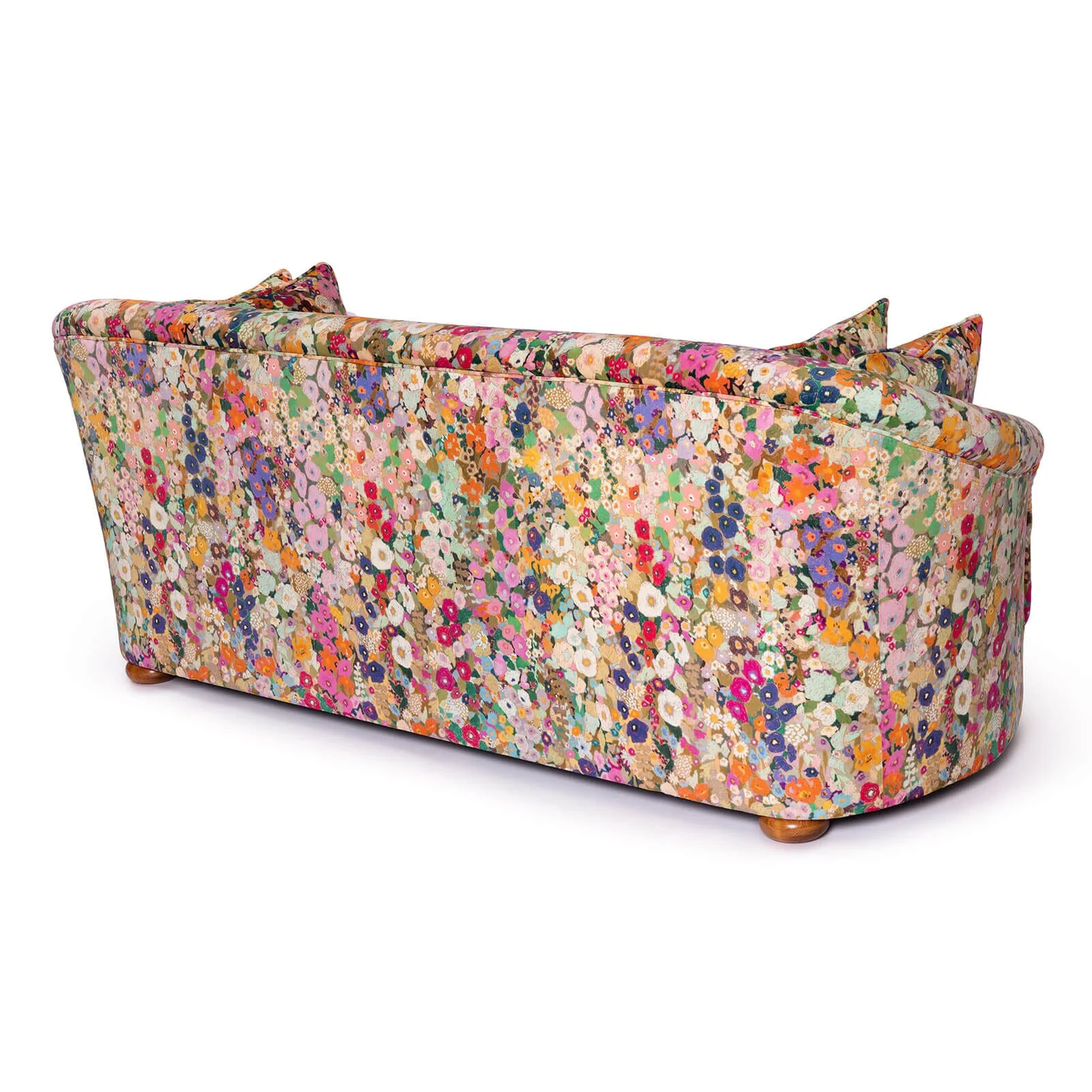 HOLLYHOCKS Velvet Vesper 3-Seater Sofa - Spring - Image 3