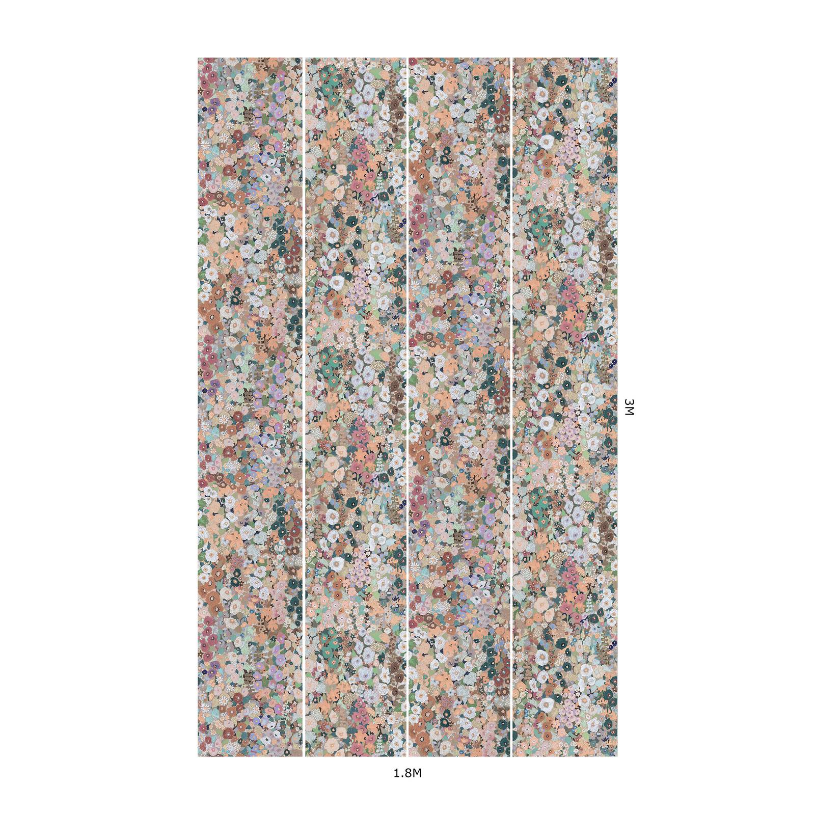 HOLLYHOCKS Wallpaper - Prairie - Image 6