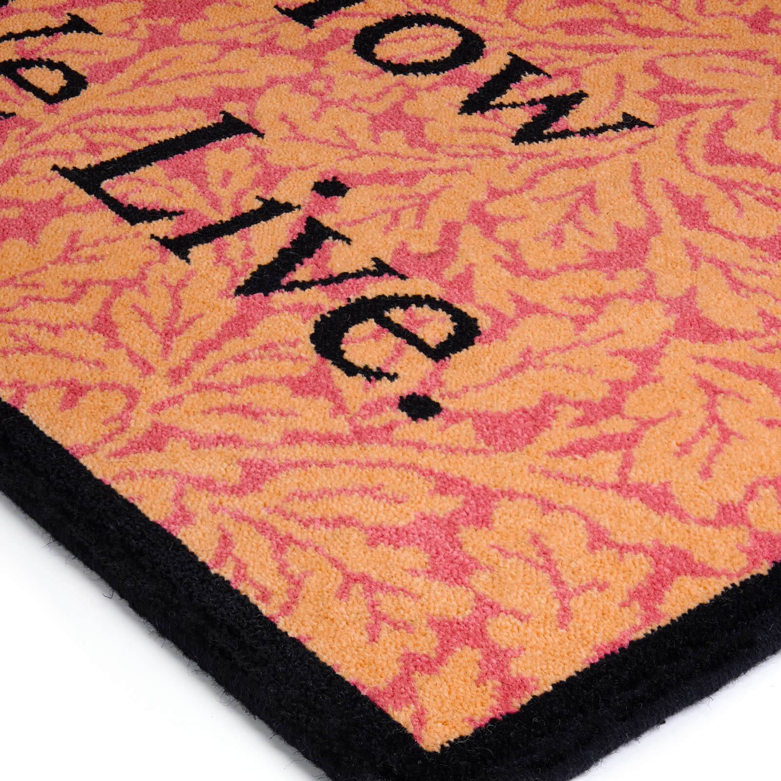 HOW WE LIVE Jeremy Deller Doormat - Coral - Image 3