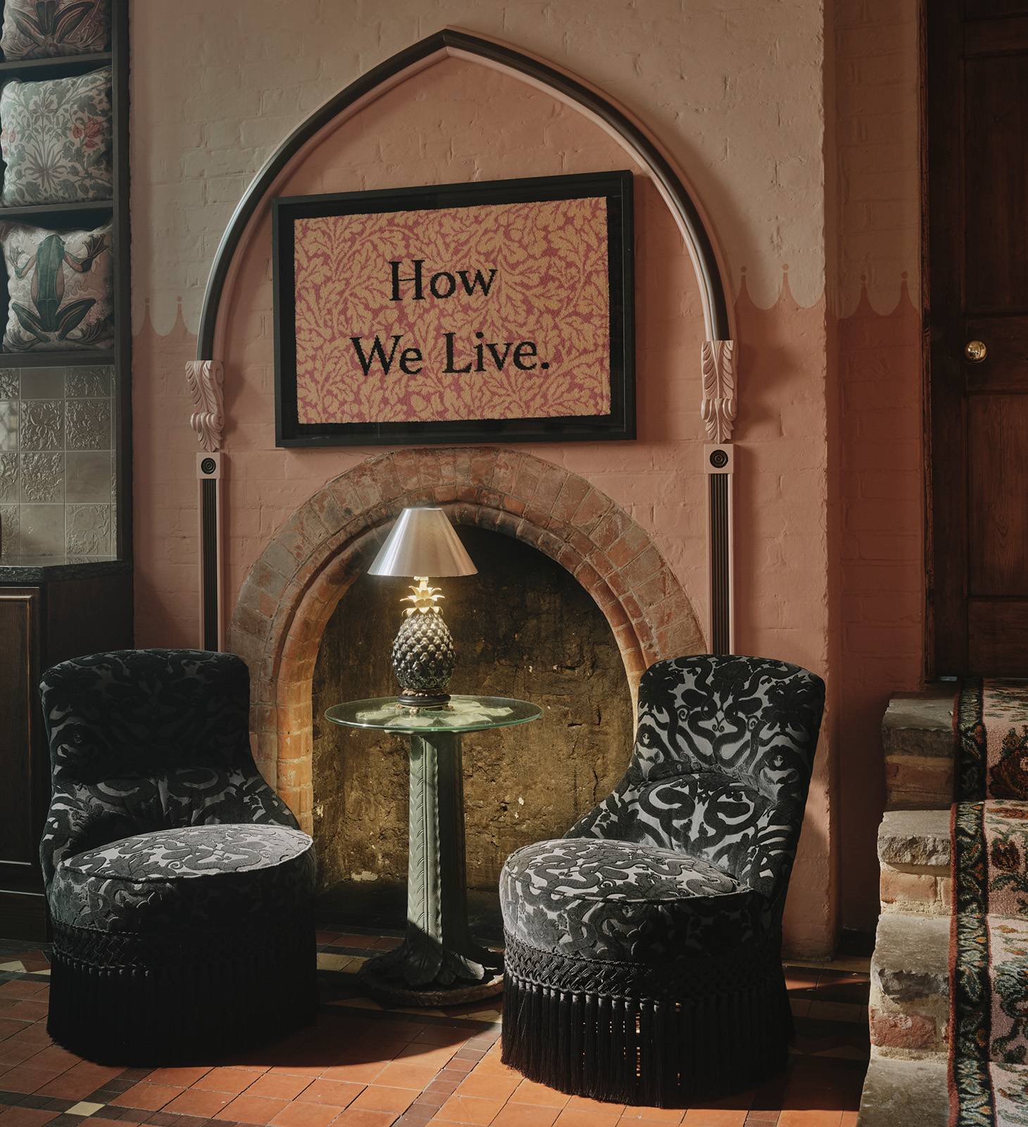 HOW WE LIVE Jeremy Deller Doormat - Coral - Image 5
