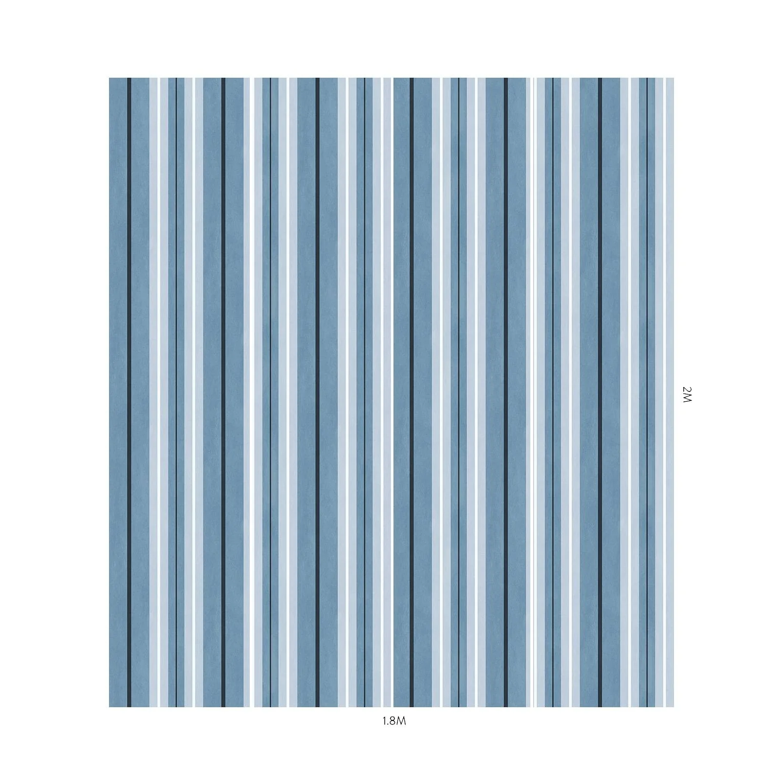 LAURISTON STRIPE Wallpaper - Sky - Image 5