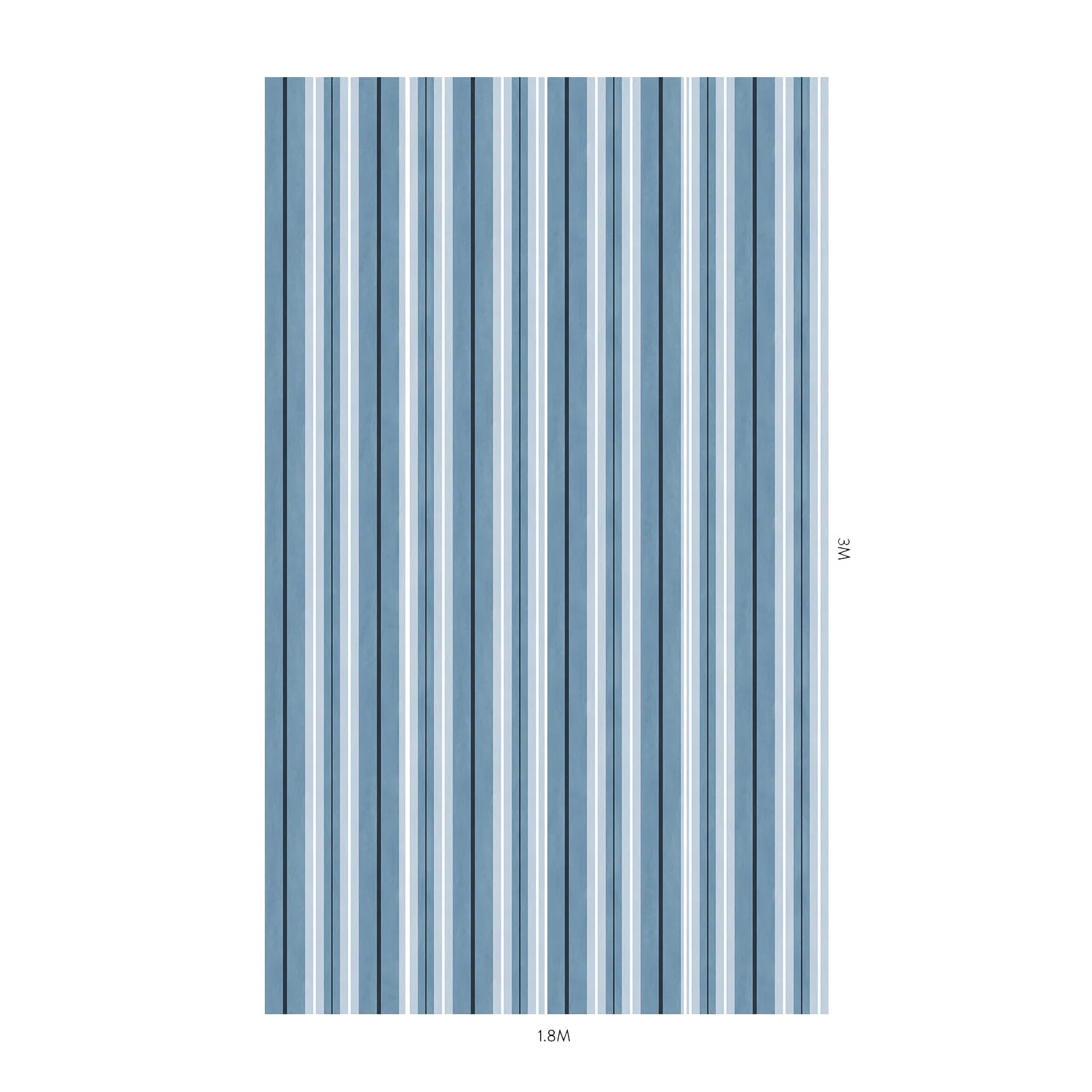 LAURISTON STRIPE Wallpaper - Sky - Image 6