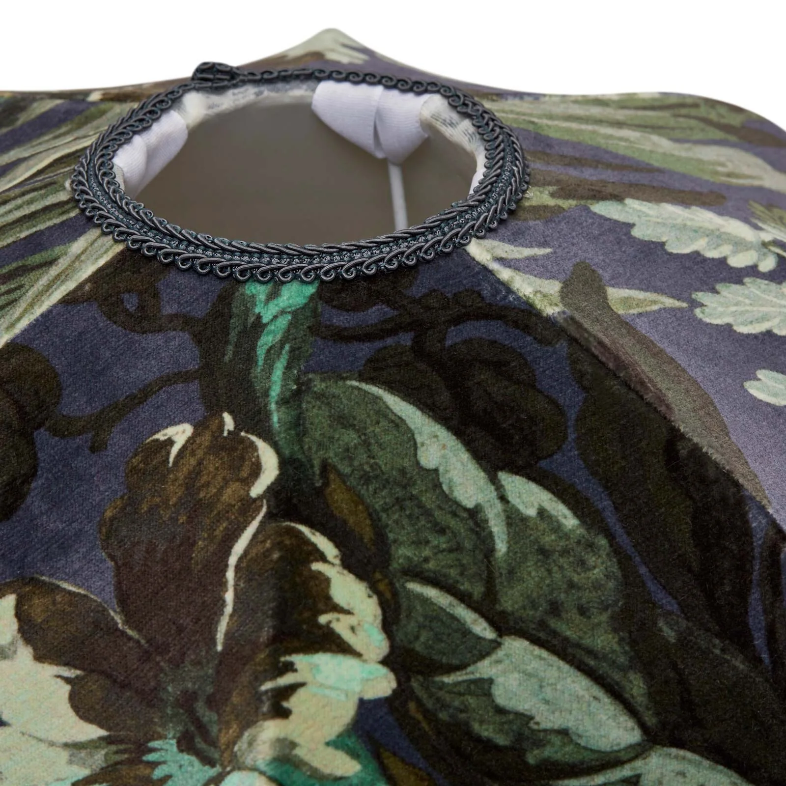 LIMERENCE Velvet Tilia Lampshade - Ink - Image 4