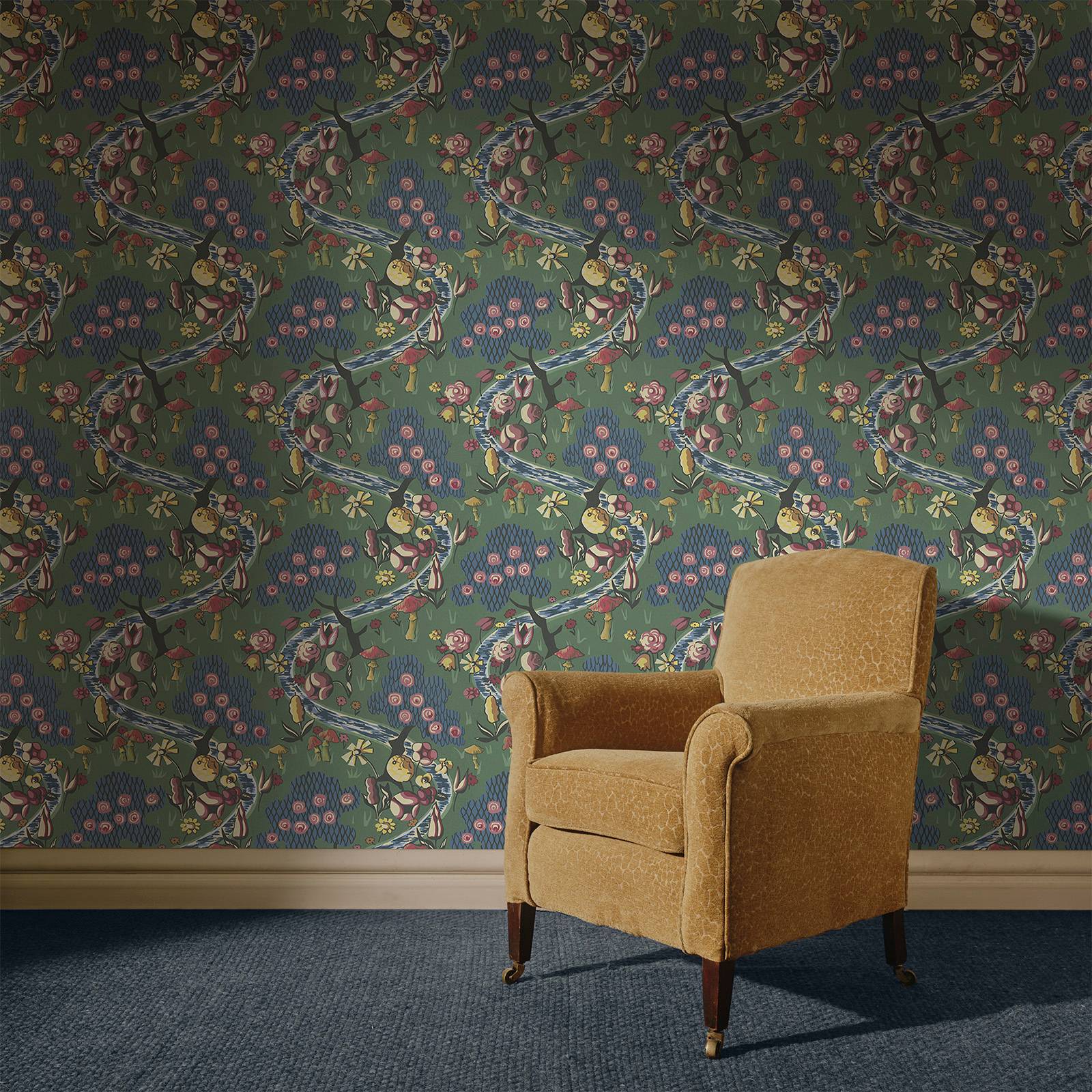 LONDON FIELDS Wallpaper - Nephrite - Image 2