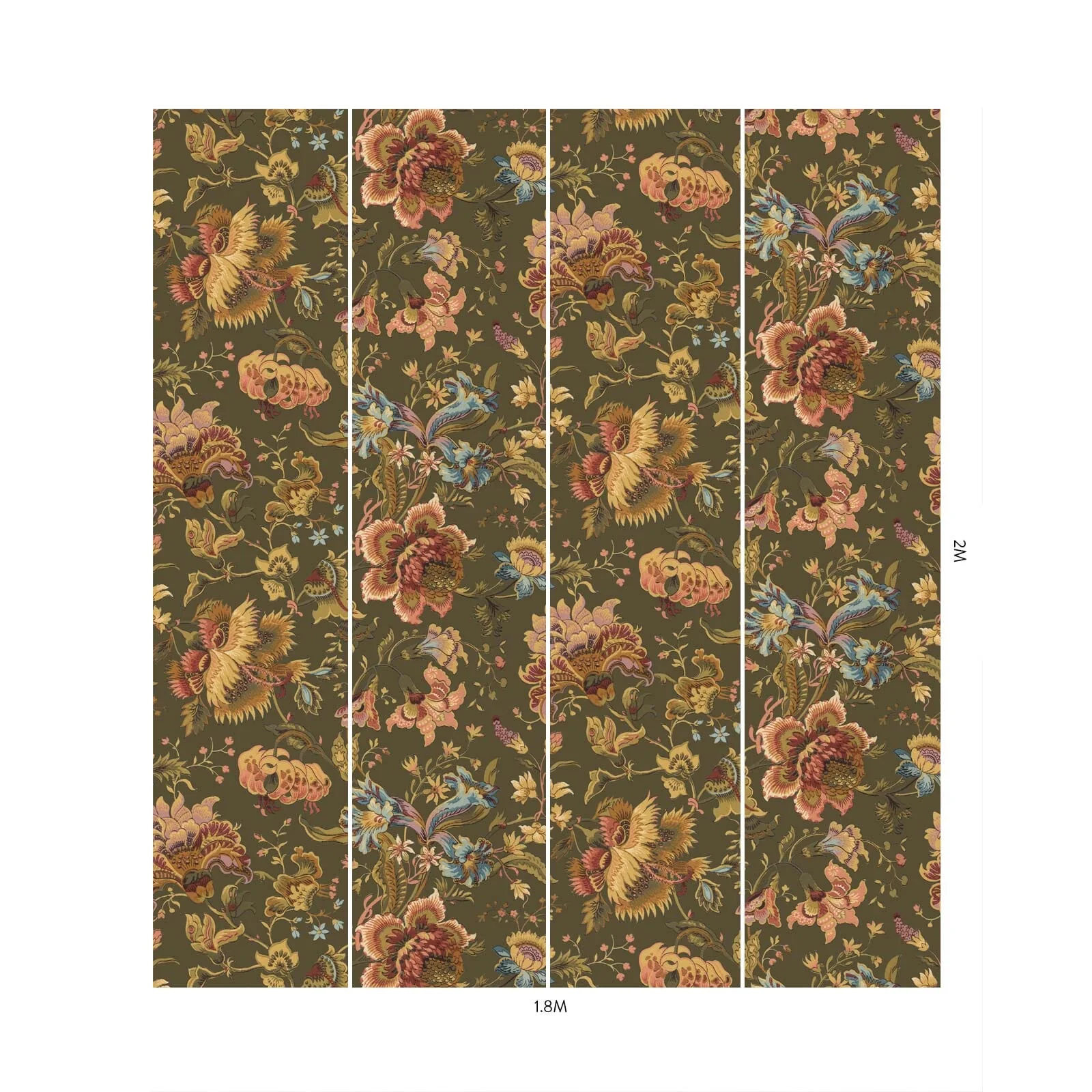 MAJORELLE Wallpaper - Moss Green - Image 5