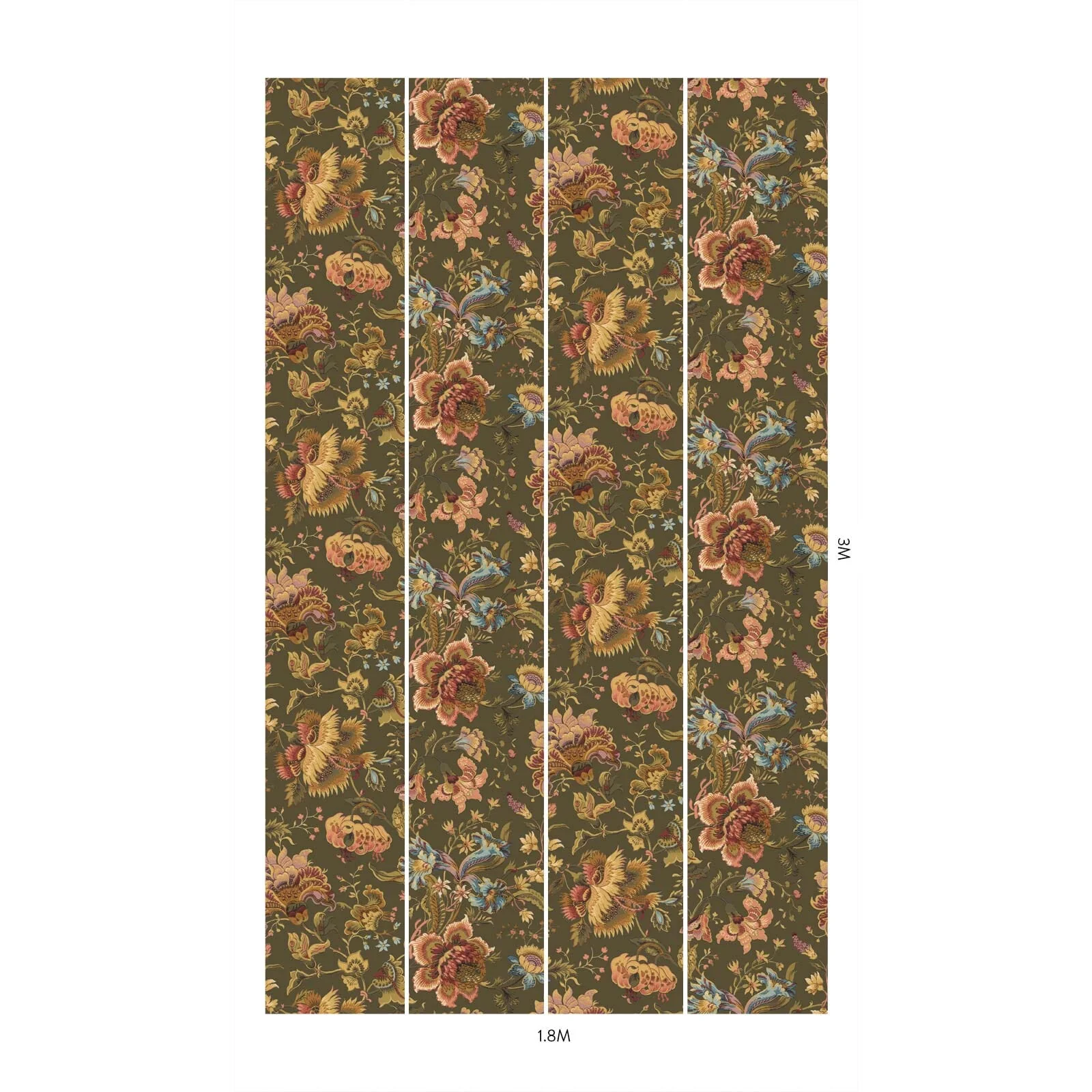 MAJORELLE Wallpaper - Moss Green - Image 6