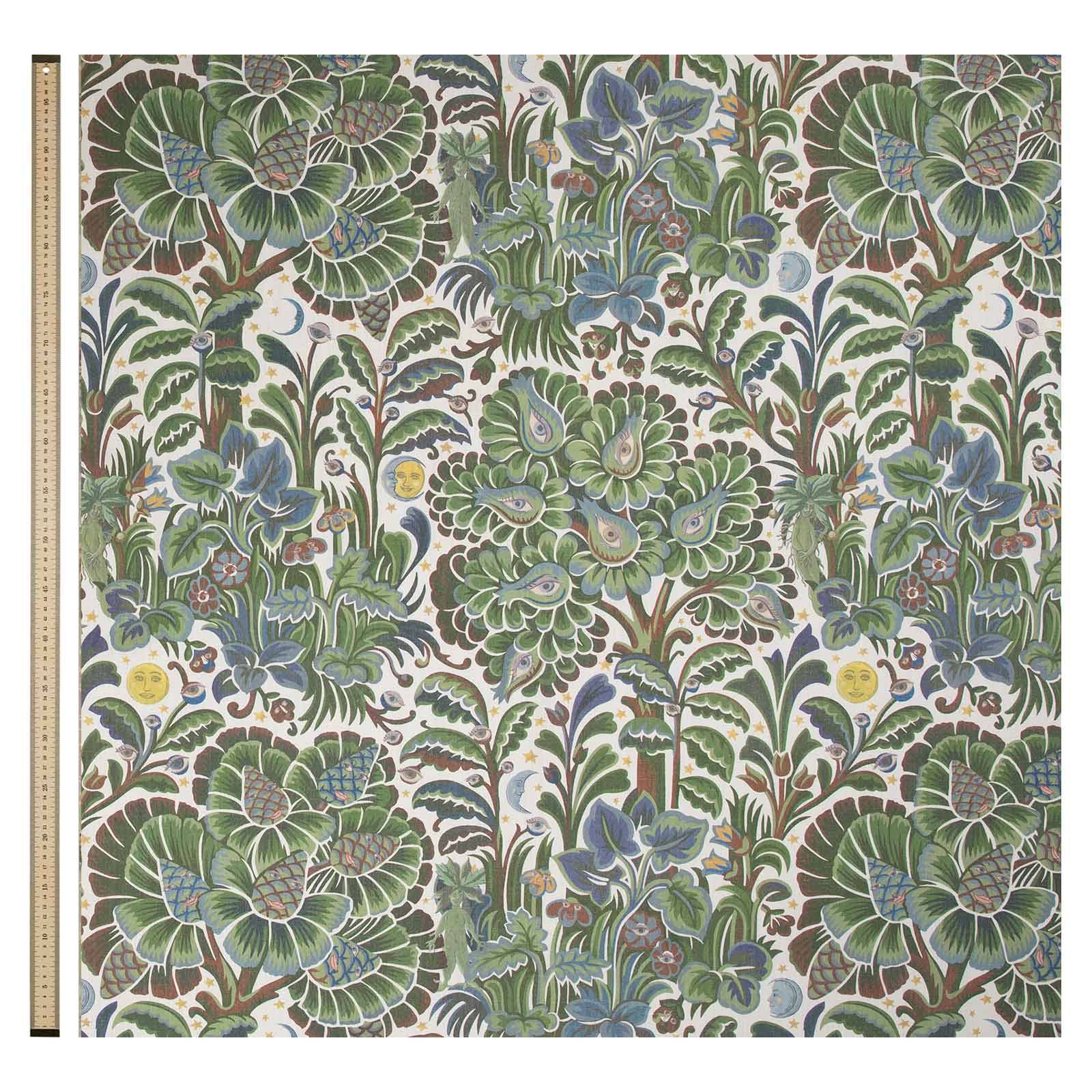 MOON GARDEN Cotton Linen Blind - Verde - Image 3