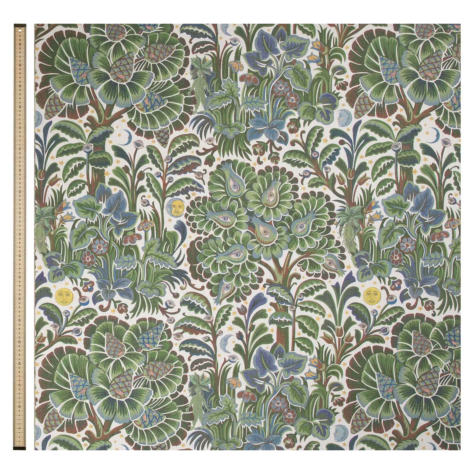 MOON GARDEN Cotton Linen Curtain - Verde - Image 4