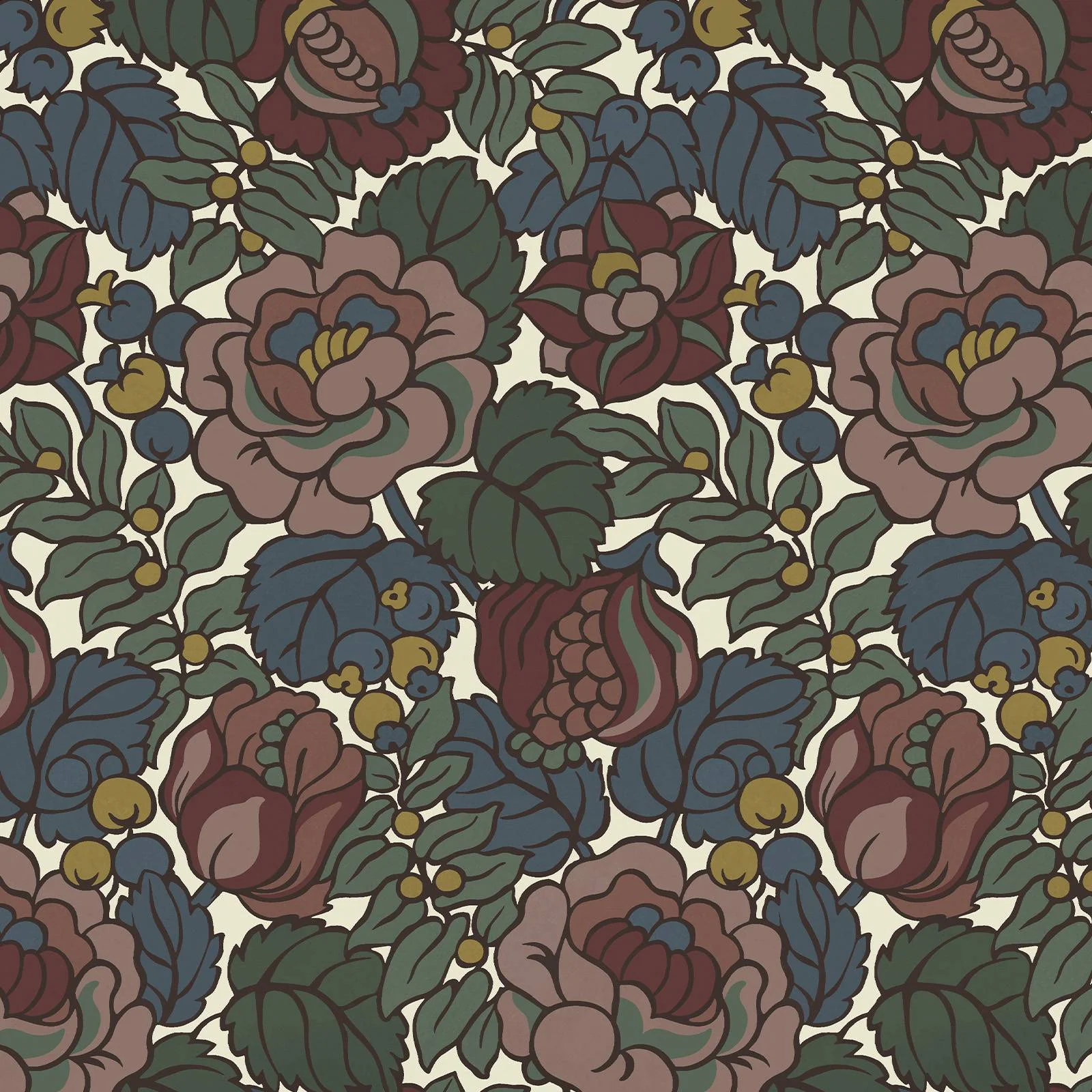 NAVARINO Wallpaper - Carnelian